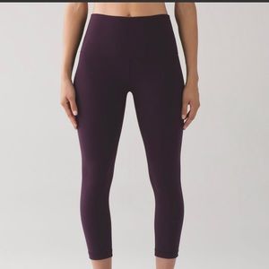 Lululemon Wunder Under Crop (Hi-Rise) 21”